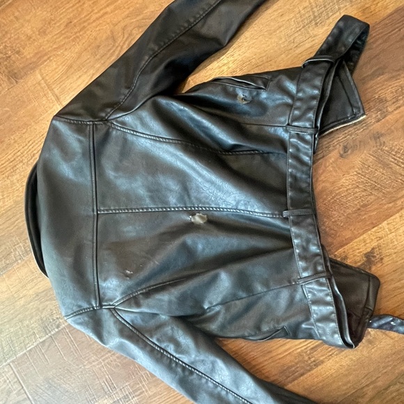 Black Leather Jacket - Picture 2 of 2